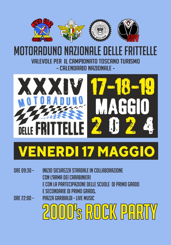 Motoraduno delle Frittelle 2024 a Castel del Piano Grosseto Amiata - Moto Club 