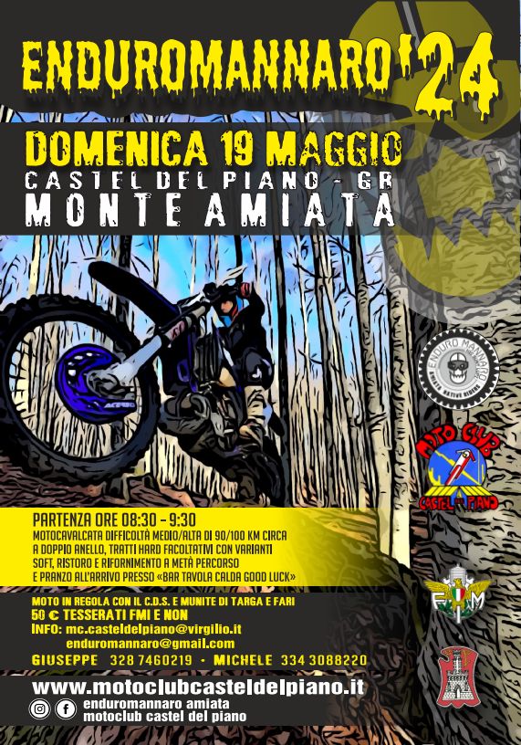 Motoraduno delle Frittelle 2024 a Castel del Piano Grosseto Amiata - Moto Club